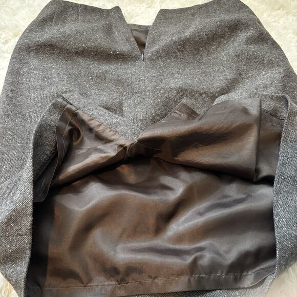 Pendleton Women's Charcoal Wool & Silk Knee Length Pencil Skirt sz 8 Made In USA - Picture 6 of 6